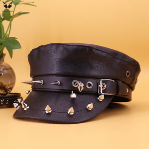 Casquette de club stylée et moderne en similicuir, ajustable, de qualité supérieure, nouvelle tendance, OEM/ODM, par un fournisseur de choix - Product Image 6