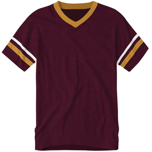 T-shirts rayés personnalisés de haute qualité pour hommes, 100% coton, t-shirt d'été avec impression de logo personnalisé, vêtements d'été, service OEM - Product Image 3