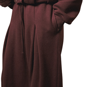 Conjunto Deportivo Oversize para Mujer con Cuello Redondo, Pantalones Anchos de Pierna Recta con Cintura Ajustable, Dos Piezas, Casual, para Viajes y Uso Diario - Product Image 6