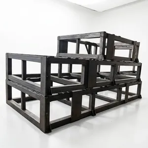 Stainless Steel Structural Frame Rectangle <b>Silver</b> Coated Durable Industrial Warehouse Metal Building Customizable Length - Product Image 3