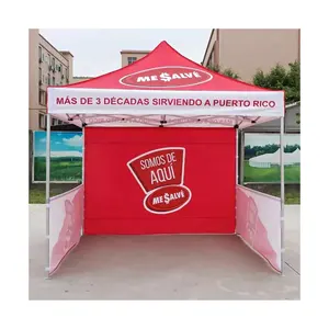 Custom commerciale 40mm esagonale telaio in alluminio 600D per eventi fiera pesante Gazebo Pop-Up baldacchino all'aperto tent10x 10 all'aperto