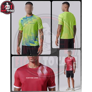 Servicio OEM ODM, Camisetas de Hombre Tejidas Ecológicas de Diferentes Colores con Cuello Redondo, Buena Venta, Alta Calidad, Logotipo Personalizado - Product Image 3
