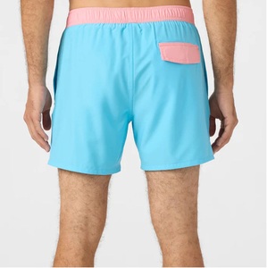 Shorts de bain respirants pour hommes de haute qualité, personnalisables avec logo, taille élastique, coupe-vent, séchage rapide, vente en gros OEM - Product Image 5