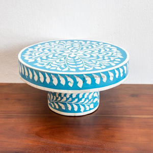 Soporte de pastel con incrustaciones de hueso para decoración del hogar, soporte de pastel con incrustaciones de hueso para regalos de Ramadán, alta calidad, fabricante indio - Product Image 3