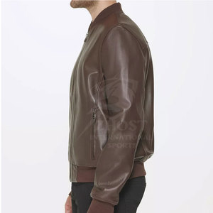 Chaqueta de Cuero para Hombre Otoño Invierno, Chaqueta de Cuero para Hombre de la Mejor Calidad, Chaquetas de Cuero Genuino para Hombre de la Mejor Calidad - Product Image 3