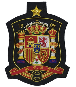 Latest Style Handmade Bullion <b>Wire</b> Embroidered Badges Fashionable New Design Silicone Embroidery Badge-Custom and Wholesale - Product Image 6