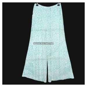 Hecho a mano Casual verano bohemio Harem pantalones de piernas anchas Gypsy Yoga danza del vientre arte Palazzo pantalones #1 Venta caliente en pantalones Pantalones - Product Image 1