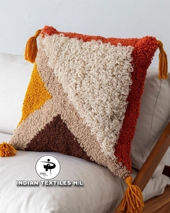 Tufted Cotton Cushion Cover Living Room Home Decor Customize With Custom Design Boho Pillow Eco-Friendly Custom OEM Wholesale - Product Image 1