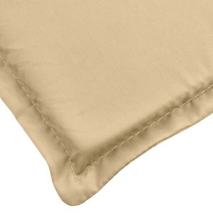 Coussin de banc de jardin 100% polyester mélangé beige, coussins et oreillers d'extérieur - Product Image 5