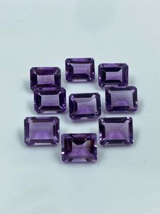 Piedra Preciosa de Amatista Natural Suelta de 27.30 Quilates, Corte Baguette de 8x10MM para la Fabricación de Joyas, R.K. GEMS & JEWELLERY - Product Image 5