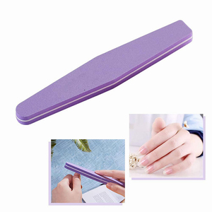 Wholesale Prices Purple Double-Sided Emery <b>Nail</b> <b>File</b> 180 Grit Reusable Sandpaper <b>Nail</b> Care Tool with High and Good Quality - Product Image 5