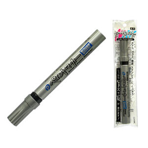 Evidenziatore ad alta visibilità pennarello argento per la scrittura e la marcatura - Product Image 1