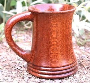 แก้วกาแฟไม้พรีเมียม แก้วไม้เนื้อแข็งทำมือ ดีไซน์เรียบง่ายแบบชนบท  ผลิตจากวัสดุธรรมชาติ เป็นมิตรต่อสิ่งแวดล้อม เหมาะสำหรับใช้ในบ้าน - Product Image 3