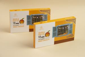 Boîte de chocolat de qualité supérieure, saveur mangue du Vietnam, de la marque Legendary Chocolatier Zoom, avec une durée de conservation de 6 mois, idéale pour offrir en cadeau - Product Image 2