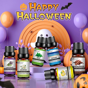 ODM OEM Mestin - Juego de 8 Aceites Esenciales para Humidificador, Difusor de Aire, Masajes Corporales: Menta, Sándalo, Lavanda, Limón, Rosa, Jazmín - Product Image 4