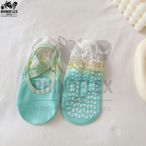 Winter Crew Pilates Yoga Anti-Slip Grip <b>Socks</b> for Women with Custom Logo Daily Use Spandex <b>Polyester</b> - Product Image 6