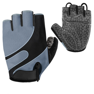 Gants demi-doigts en nylon respirant et écologique, réfléchissants néon haute visibilité, à boucle auto-agrippante, best-seller JINAH LEATHER INDUSTRIES WA-004 - Product Image 1