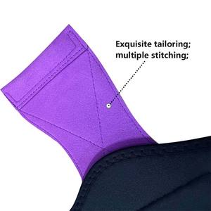 Weight Lifting Hand Grips for Heavy Powerlifting Deadlifts Pull Ups with Neoprene Padded Microfiber Grip for Bodybuilding - Product Image 3