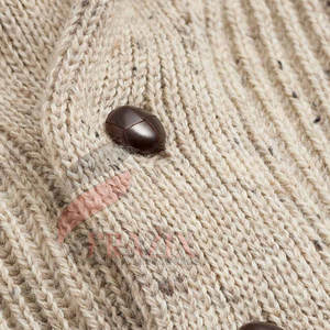 Vêtement de travail respirant à manches longues, boutonné, doux et chaud, pour le bureau, l'extérieur, cardigan boutonné pour homme - Product Image 2