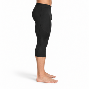 Legging Capri pour homme, offre un confort extensible, une construction sécurisée et une mobilité naturelle pour l'entraînement physique et les activités de plein air - Product Image 2