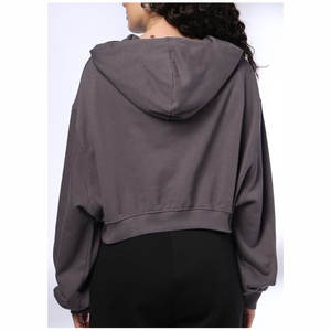 Sweat à capuche décontracté pour femme grande taille 2026, respirant, brodé, imprimé numériquement, 100 % coton molletonné, coupe-vent, hiver - Product Image 3