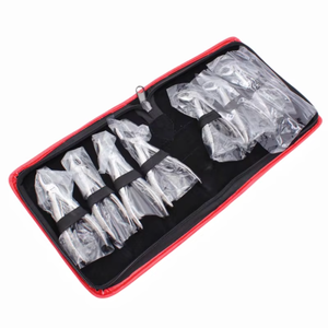 Juego de 7 Pinzas de Extracción Dental Pediátrica, con Empuñadura Moleteada Plateada, Instrumentos Quirúrgicos Manuales de Clase I - Product Image 4