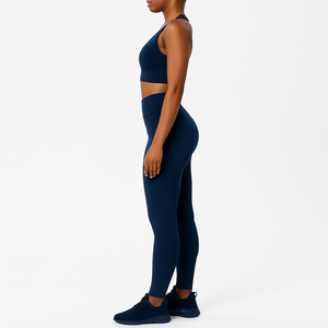 Une usine OEM fournit des leggings de yoga pour femmes en spandex/nylon/polyester sur mesure avec marque privée et une croissance de l'approvisionnement mondial. - Product Image 4
