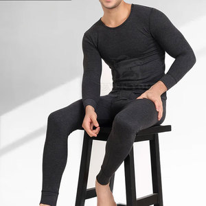 Camiseta térmica para hombre, capa base cálida y transpirable, ajuste cómodo para la temporada de invierno, trabajo al aire libre y uso en viajes - Product Image 5