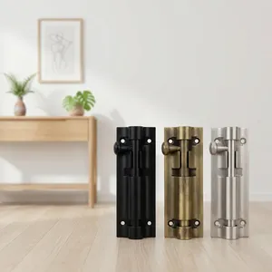 Loquet de Sécurité Coulissant Moderne en Aluminium Massif et Acier Inoxydable, Installation Facile pour Portes en Bois et Armoires – Luxe - Product Image 3