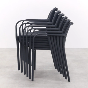 Silla Ergonómica de Plástico para Comedor Escolar y Área de Recepción con Respaldo de Diseño Confortable - Product Image 6