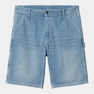 Wholesale <b>Men</b>’s <b>Jean</b> <b>Shorts</b> Custom Brand Premium Denim Construction Soft Hand Feel Knee Length Relaxed Cut Everyday Summer - Product Image 2