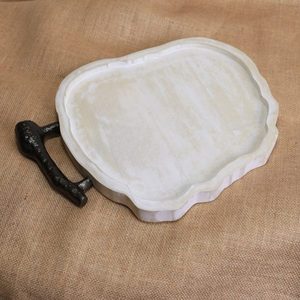 Plateau de service unique en résine, forme ovale, passe au lave-vaisselle, assiette décorative, vaisselle, décoration de table, utilisation en cuisine - Product Image 4