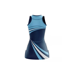 Fashion Printed pink Netball <b>Dresses</b> Kit Cheap High Quality Blank <b>Custom</b> Design Full Sublimation Netball Uniforms <b>Dress</b> - Product Image 3