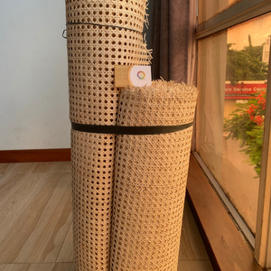 Sustainable Vietnam Natural Brown Open Weave Rattan <b>Webbing</b> Cane 60cm Width For Eco Friendly Interior 99 Gold Data - Product Image 2