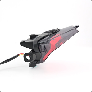 Système d'éclairage de moto MT-03 MT07 FZ-07, feu stop LED, feu arrière, lentille fumée avec clignotants - Product Image 2