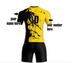 Maillot de football à manches longues vierge pour hommes, personnalisable avec découpe automatisée, incluant nom et numéros, vente en gros - Product Image 5