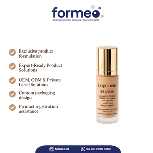 บีบีครีม OEM แต่งหน้า บำรุงผิว ปกปิดริ้วรอย พร้อม SPF สารสกัดจากทับทิม ให้ผิวเปล่งประกายอย่างเป็นธรรมชาติ บาล์มบำรุงผิวสำหรับใช้ทุกวัน - Product Image 3