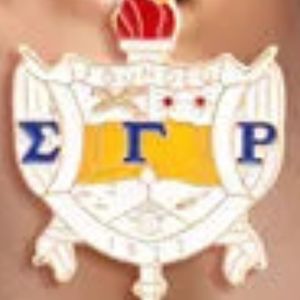 Pendientes de escudo SGRHO para mujer, joyería de hermandad, diseño de escudo de inspiración griega, pendientes de moda, elegante regalo de graduación universitaria - Product Image 2