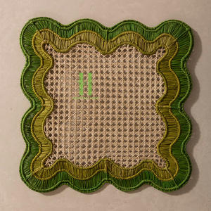 Premium New Design Eco-Friendly Bohemian Style Seagrass Charger <b>Plate</b> <b>Mats</b> Pads 35cm Diameter Home Decoration Wholesale Vietnam - Product Image 1