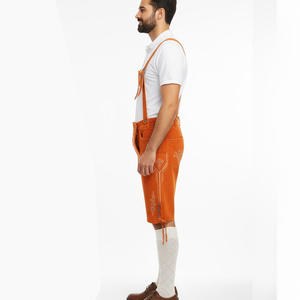 Costume bavarois en cuir pour homme, brodé, directement de l'usine, pour l'Oktoberfest, commande en gros - Product Image 6