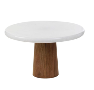 Base para Pastel de Mármol, Moderna y Lujosa, Base Redonda de Mármol Negro para Pastel, Piezas Decorativas para Mesa - Product Image 6
