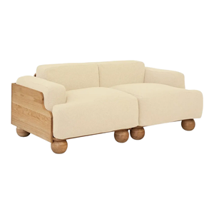 Solid Wood <b>Living</b> <b>Room</b> <b>Sofa</b> – Handmade Couch with Modern Style and Comfortable Cushions for Dining Home Hotel & Villa Decor - Product Image 2