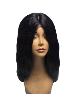 Full Wig 26 Inches 100% Human Remy Indian Hair Natural Wave Lace Front Premium Quality Medium Density Taz Hair Bd gluless wig - Product Image 3