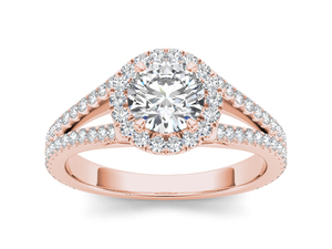 Anillo Solitario de Oro Sólido de 14K con Diamante Cultivado en Laboratorio de 1 Quilate, Corte Brillante Redondo VVS EF, para Uso Diario, Bodas, Estilo Moderno - Product Image 5