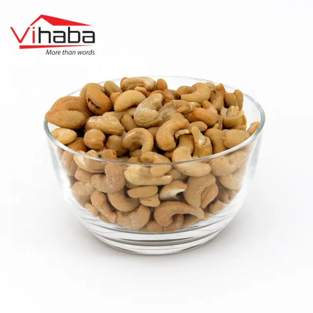 Cashew Nuts Buyers Kaju Badam Roasted with Coconut Chili Cashew W450 Tin Nuts Box Nuts