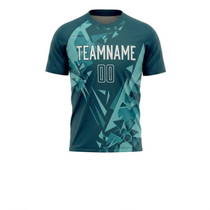 ชุดเสื้อฟุตบอลแบบซับลิเมชั่นสั่งทำพิเศษ แขนสั้น ยูนิเซ็กซ์ ผ้าโพลีเอสเตอร์ซับเหงื่อ แห้งเร็ว ลายพิมพ์/ลายตัวอักษร/สีพื้น สำหรับทีม ชุดยูนิฟอร์มผู้ใหญ่ ฤดูร้อน - Product Image 4