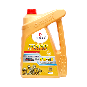 Lubricantes OILMAN, Aceite de Motor Sintético Completo Avanzado 5W40 para Alto Kilometraje, Lata de 3.5L, Alta Estabilidad Térmica, Lubricante para Automóvil de Alto Rendimiento - Product Image 3