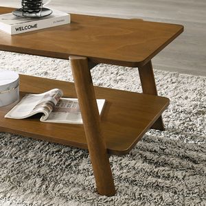 Table basse en bois de style moderne du milieu du siècle <span class=keywords><strong>Metz</strong></span> avec finition noyer - Product Image 3