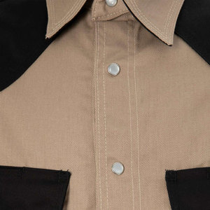Camisa de Trabajo de Soldadura FR, Unisex, 100% Algodón, Industrial, Transpirable, Resistente al Fuego, Impermeable, Tallas Grandes, Venta al Por Mayor - Product Image 5