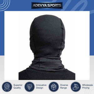 Masque de vélo intégral en poly-spandex avec extensibilité 4 directions et cagoule convertible, qualité garantie à 100 %, vendu par un exportateur mondial - Product Image 4